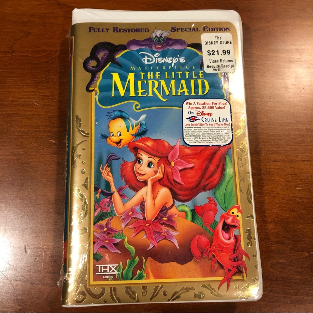 New Little Mermaid Disney VHS Masterpiece